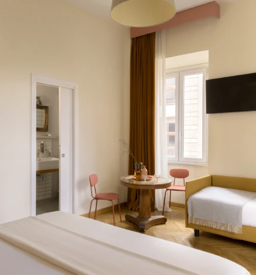 designed guest rooms in rome