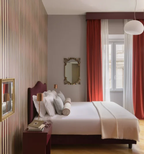 designed guest rooms in rome